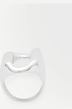 COS Anillo De Eslabones De Plata De Ley