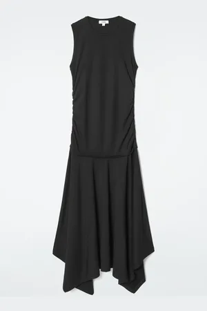 COS Maxivestido Fruncido De Punto