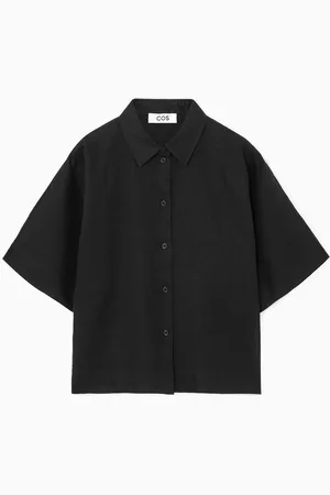 COS Camisa De Lino De Manga Corta