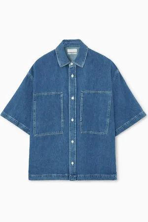 COS Camisa Vaquera Oversize De Manga Corta