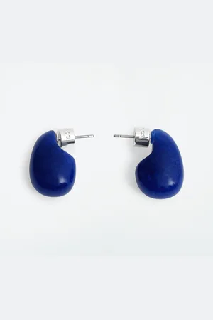 COS Minipendientes De Gotas De Vidrio