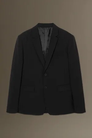 COS Blazer Ajustado De Lana Y Arpillera