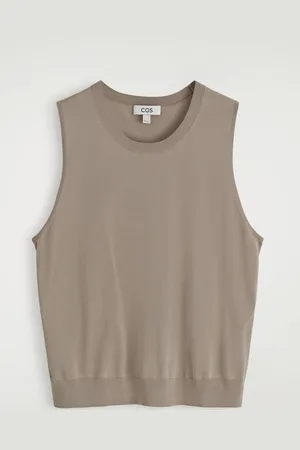 COS Chaleco De Punto De Seda Relaxed Fit