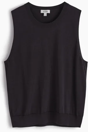 COS Chaleco De Punto De Seda Relaxed Fit