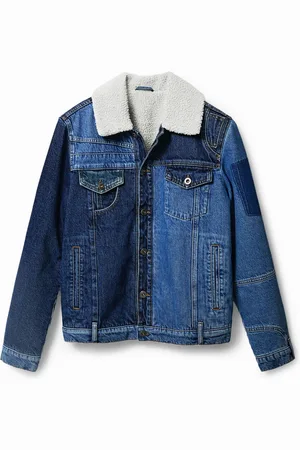 Desigual Cazadora vaquera patch borreguito - - L