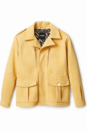 Desigual Chaqueta recta bolsillos - - M