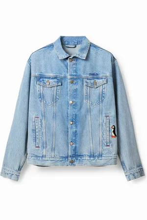 Desigual Chaqueta vaquera trucker bordados - - L