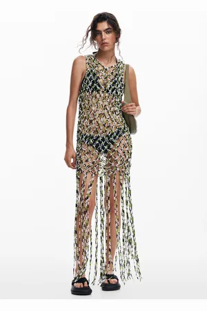 Desigual Vestido malla efecto red - - U