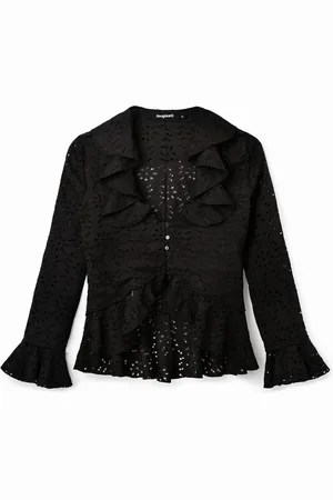 Desigual Blusa manga larga volantes - - XS