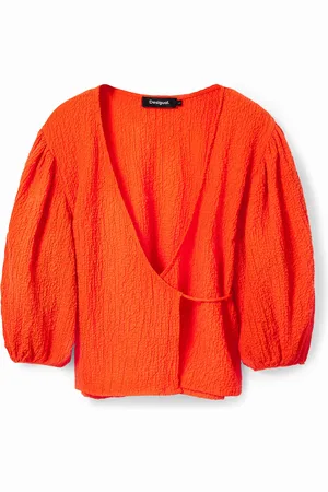 Desigual Blusa cruzada textura - - L