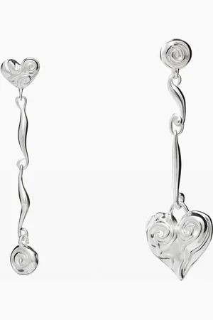 Desigual Pendientes asimétricos baño oro Zalio - - U