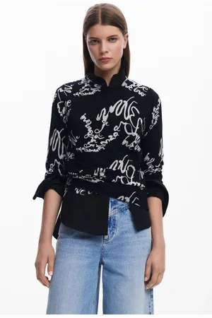 Desigual Jersey fino Lettering - - L