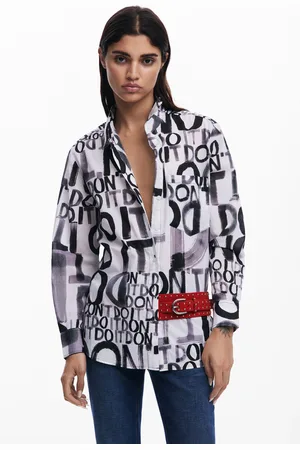 Desigual Camisa Lettering - - L