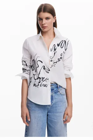 Desigual Camisa letras tinta - - XL