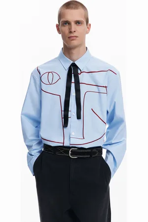 Desigual Camisa bordados abstractos - - L