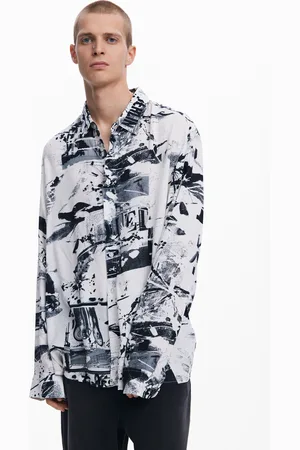 Desigual Camisa estampado collage - - L