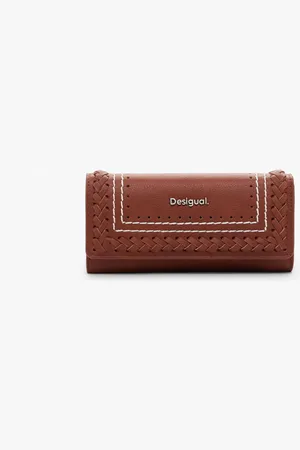 Desigual Monedero trenzado pespuntes - - U