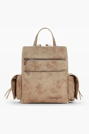 Desigual Mochila efecto piel girada mediana - - U