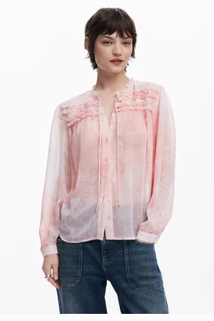 Desigual Blusa chorreras - - L