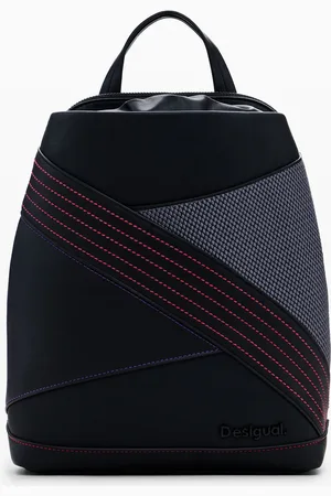 Desigual Mochila pespuntes mediana - - U