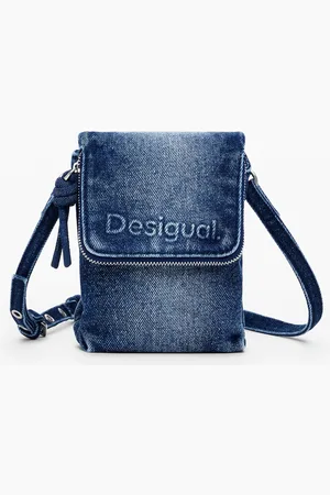 Desigual Porta móvil denim mediano - - U