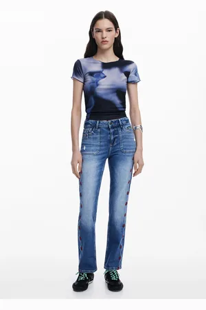 Desigual Vaquero recto cenefa - - 34