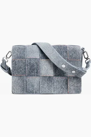 Desigual Bolso trenzado efecto denim mediano - - U