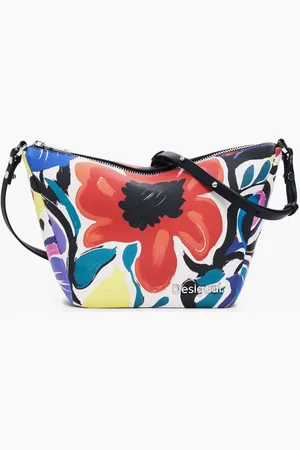 Desigual Bolso bandolera flores mediano - - U