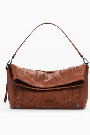 Desigual Bolso efecto piel bordados mediano - - U