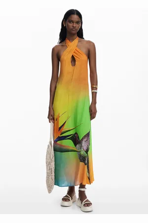 Desigual Vestido largo estampado - - L