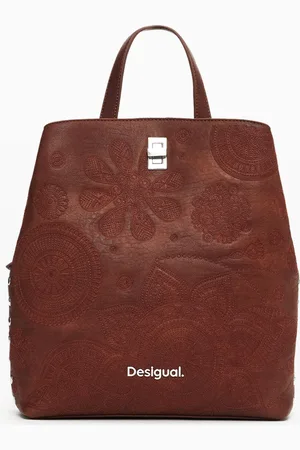 Desigual Mochila bordado flores - - U