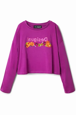 Desigual Camiseta corta flores - - 11/12