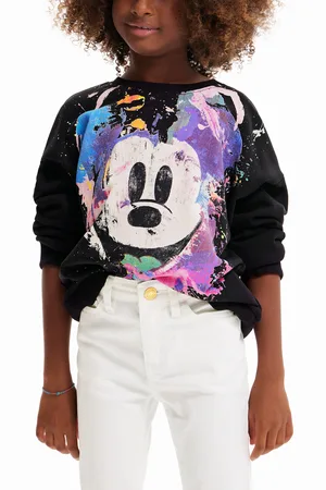 Desigual Sudadera Mickey Mouse splatter - - 3/4