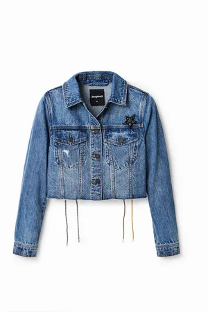 Desigual Chaqueta vaquera corta Power - - L