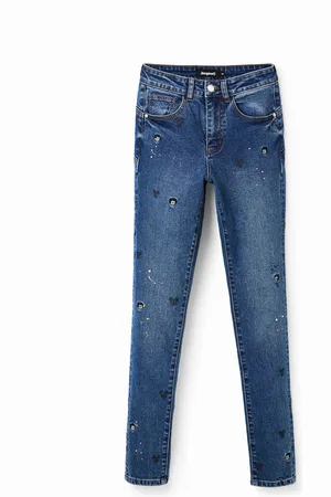 Desigual Vaqueros Slim push- - BLUE - 34