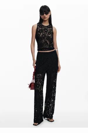 Desigual Pantalón encaje - - L