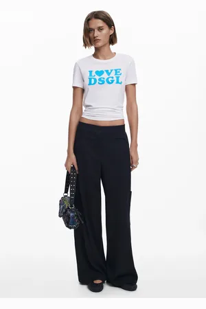Desigual Pantalón recto liso tailor - - L