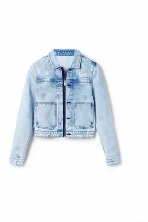 Desigual Chaqueta vaquera trucker ojos - - L