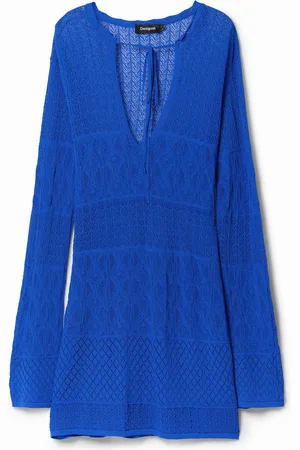 Desigual Vestido corto túnica calados - - L