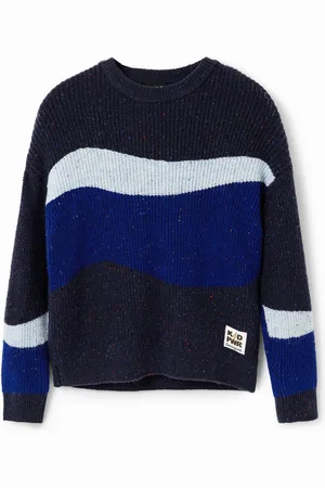 Desigual Jersey jacquard ondas - - L