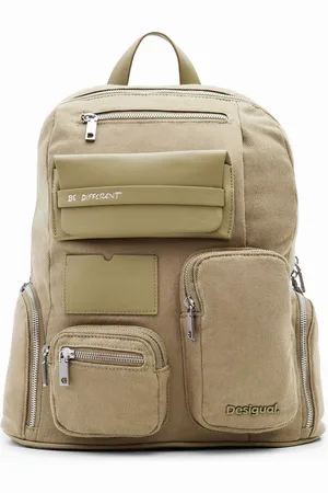 Desigual Mochila L canvas bolsillos - - U