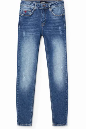 Desigual Vaqueros Slim push- - BLUE - 34