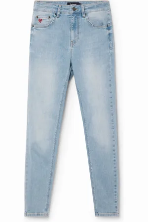 Desigual Vaqueros Slim push- - BLUE - 36
