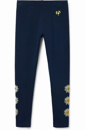 Desigual Leggings largos margaritas - - L