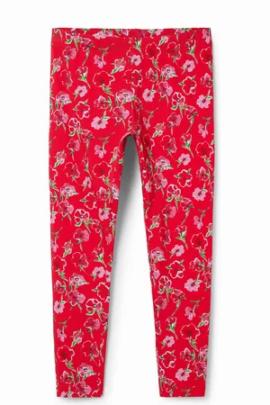 Desigual Leggings largos flores - - L