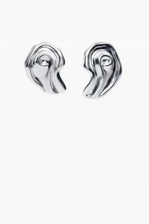 Desigual Pendientes concha baño plata Zalio - - U