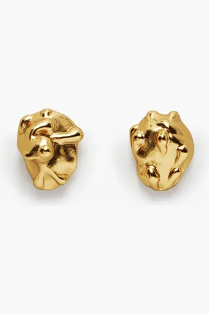 Desigual Pendientes irregulares baño oro Zalio - - U