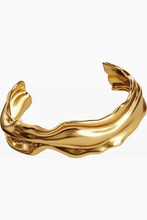 Desigual Brazalete irregular baño oro Zalio - - U