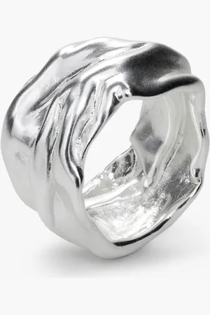 Desigual Anillo ondas baño plata Zalio - - 14