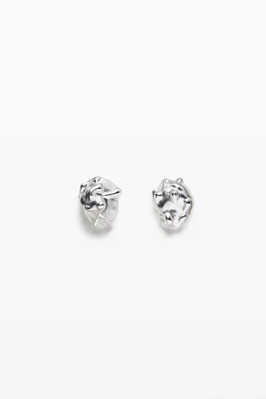 Desigual Pendientes irregulares baño plata Zalio - - U